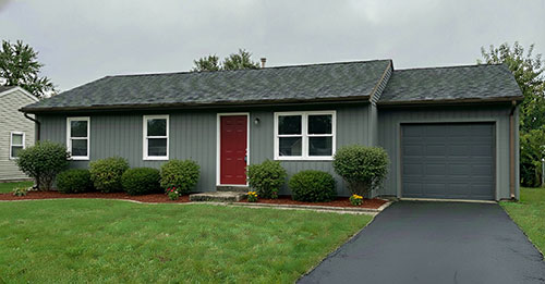 AI visualization of a renovated cozy home exterior