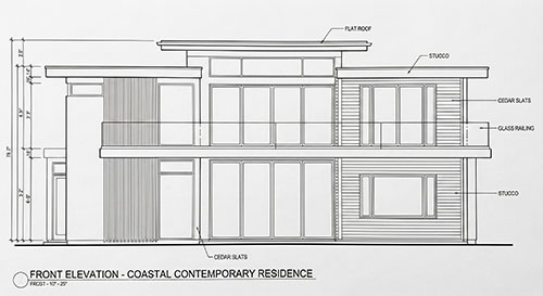 coastal contemporary drawing